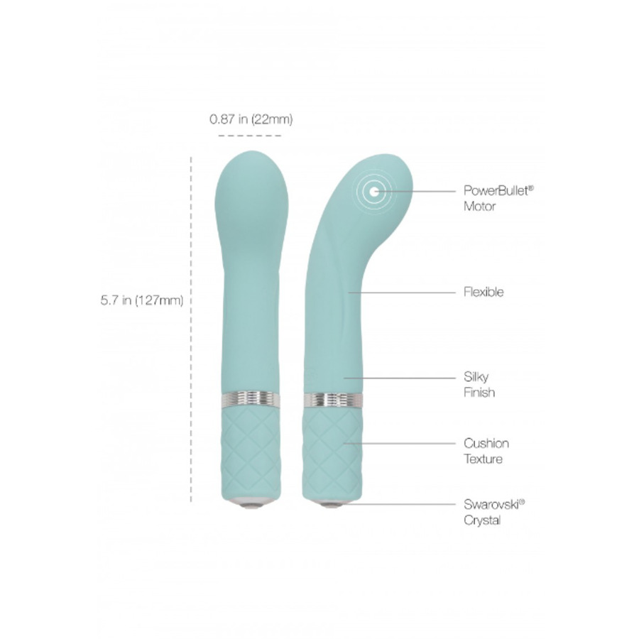 Pillow Talk - Racy USB-Rechargeable Mini G-Spot Vibrator Toys for Her